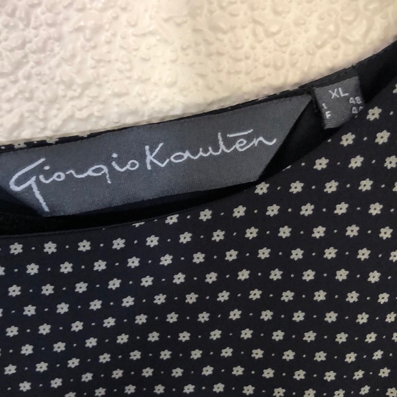 Giorgio Kauten Black/Beige Sleeveless Dress - Picture 3 of 6